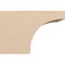 Ekena Millwork 6in. W x 8in. H x 12in. L Huntington Woodgrain TimberThane Rafter Tail, Primed Tan RFTUR06X08X12HUNRCPR - alternate 3
